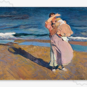 Vintage Art Print Poster Art Print Download Antique Print DIGITAL PRINT Oil Painting Printable Wall Art Coastal Art Print