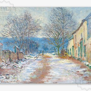 Vintage Art Print Poster Art Print Download Antique Print DIGITAL PRINT Oil Painting Printable Landscape Wall Art Nature Claude Monet Print
