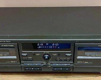 Technics RS-TR373 Dual Stereo Cassette Deck Dolby B/C HX Pro - Tested