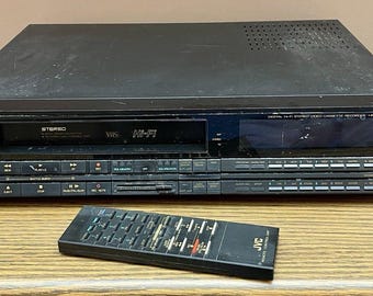 JVC HR-D570U Digital Hi-Fi VCR w/ Original Remote - Solarization Stuck / Glitch
