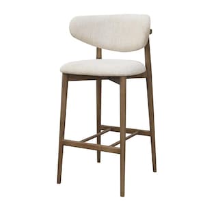 Bar Stool with Back: Counter Height