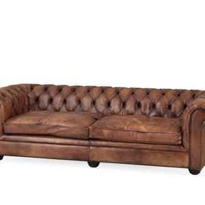 Sofá vintage love seat Sofá Chesterfield Sofá victoriano de suelo capitoné