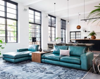 Luksusowa, nowoczesna sofa dwuosobowa, organiczne, nowoczesne siedzisko do wyrafinowanych wnętrz
