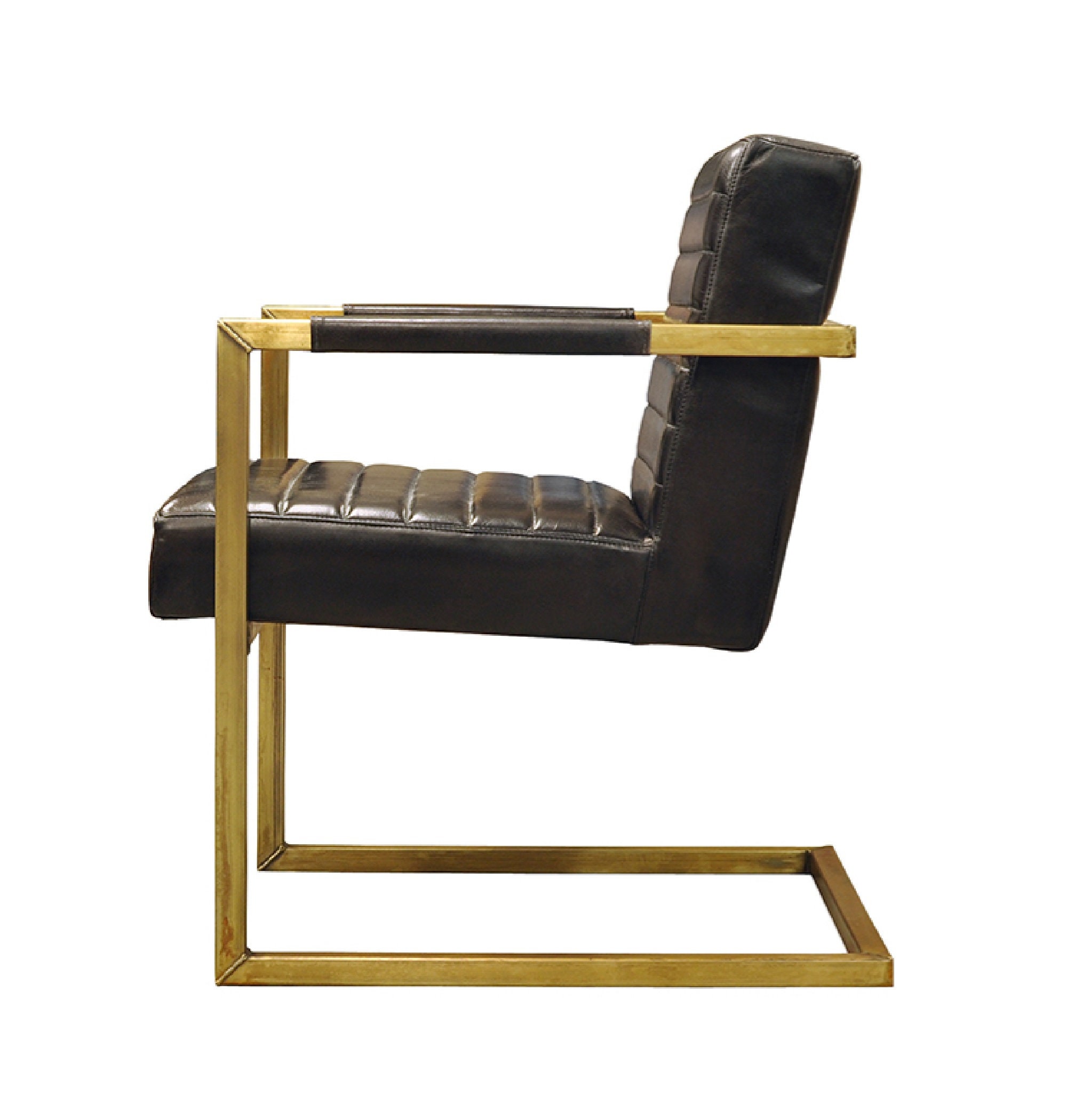 Silla de comedor de cuero | Etsy