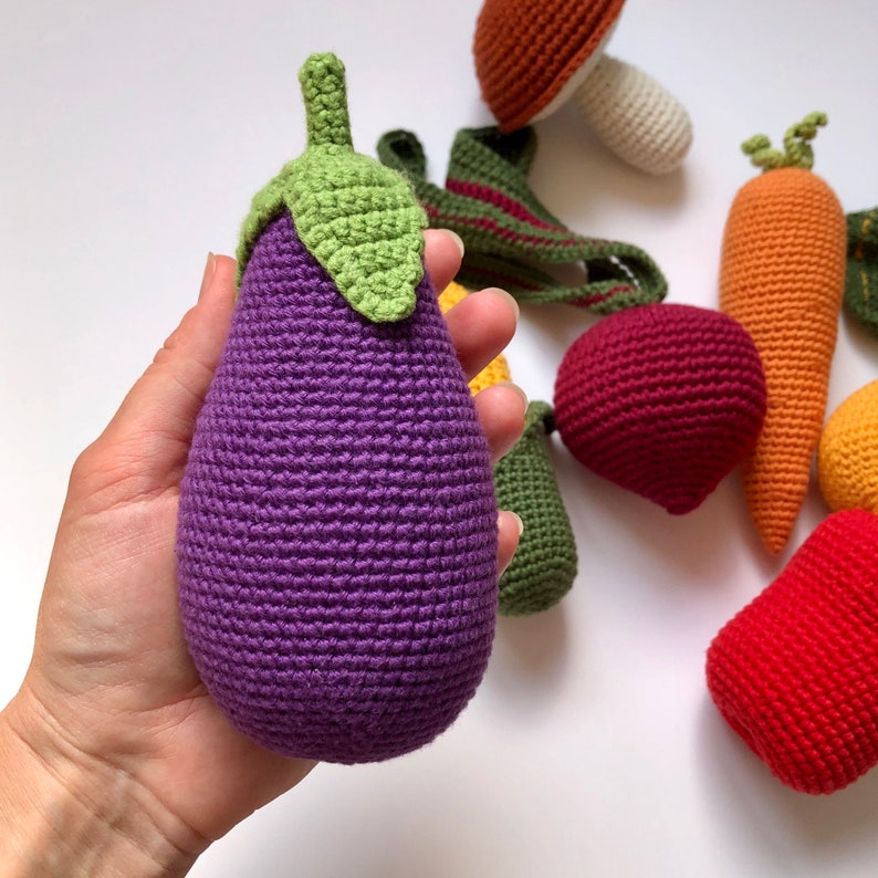 Crochet vegetables pattern set 71 amigurumi play food Etsy