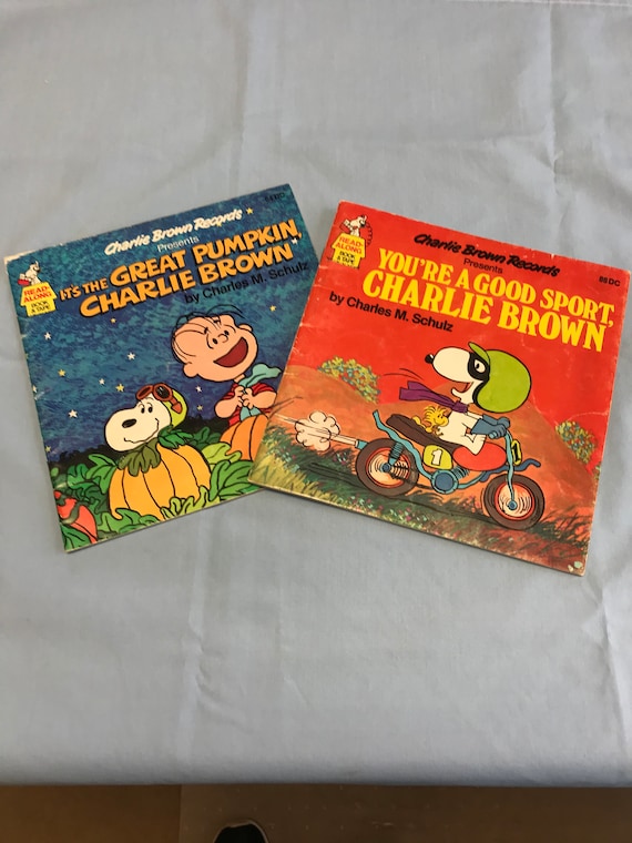 Charlie Brown Books Etsy