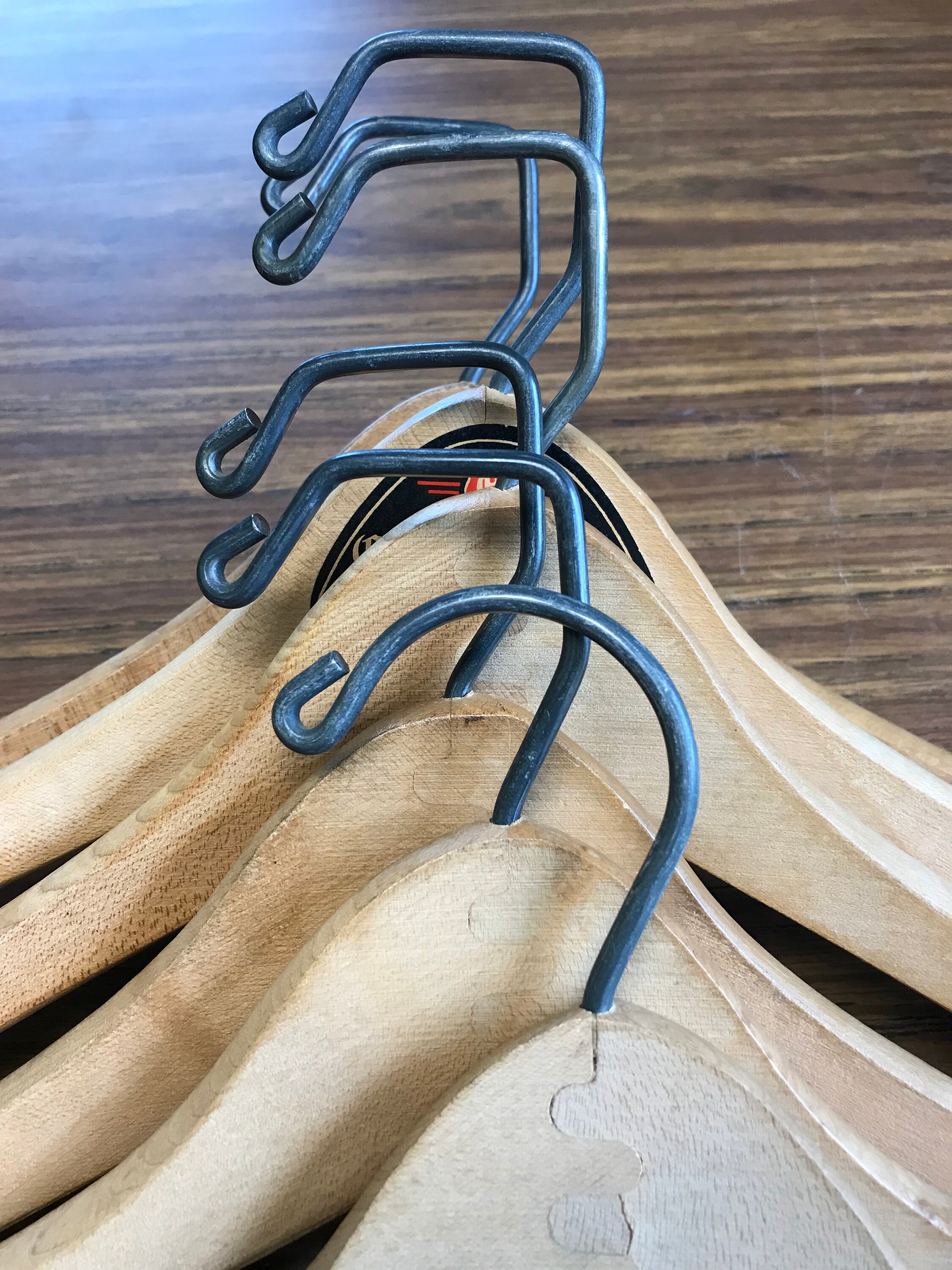 Nb—vintage Batts Wood Suit/pant Hangers 6pc - Etsy