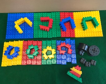 Flexi Blocks Interlocking Construction Set Etsy