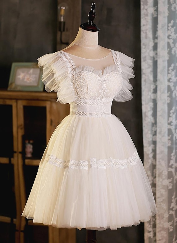 corset top short prom dresses Glitter Print Off-Shoulder Corset Dress by Juliet 891