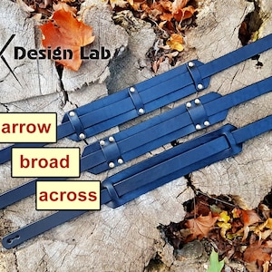 Blue Leather Guitar Strap Custom Guitar Strap Acoustic Guitar Guitar Electric Adjustable Guitar Strap thick leather