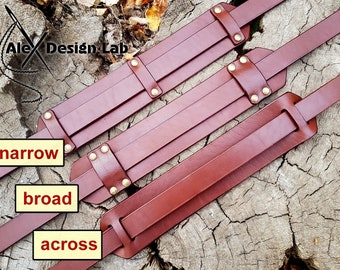 Cogniac Leather Guitar Strap Custom Guitar Strap Acoustic Guitar Guitar Electric Adjustable Guitar Strap thick leather Vintage Classic Retro