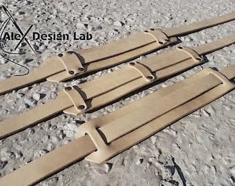 Beige Leather Guitar Strap Custom Guitar Strap Acoustic Guitar Guitar Electric Adjustable Guitar Strap thick leather