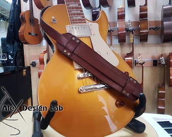 Leather Guitar Strap Custom Guitar Strap Acoustic Guitar Personalized Guitar Electric Adjustable Guitar Strap thick leather