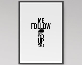 Matthew 16 24 Print - Etsy