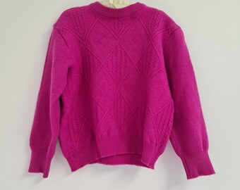 Jumper Wool Pink Slade Girls 14 Winter Australian