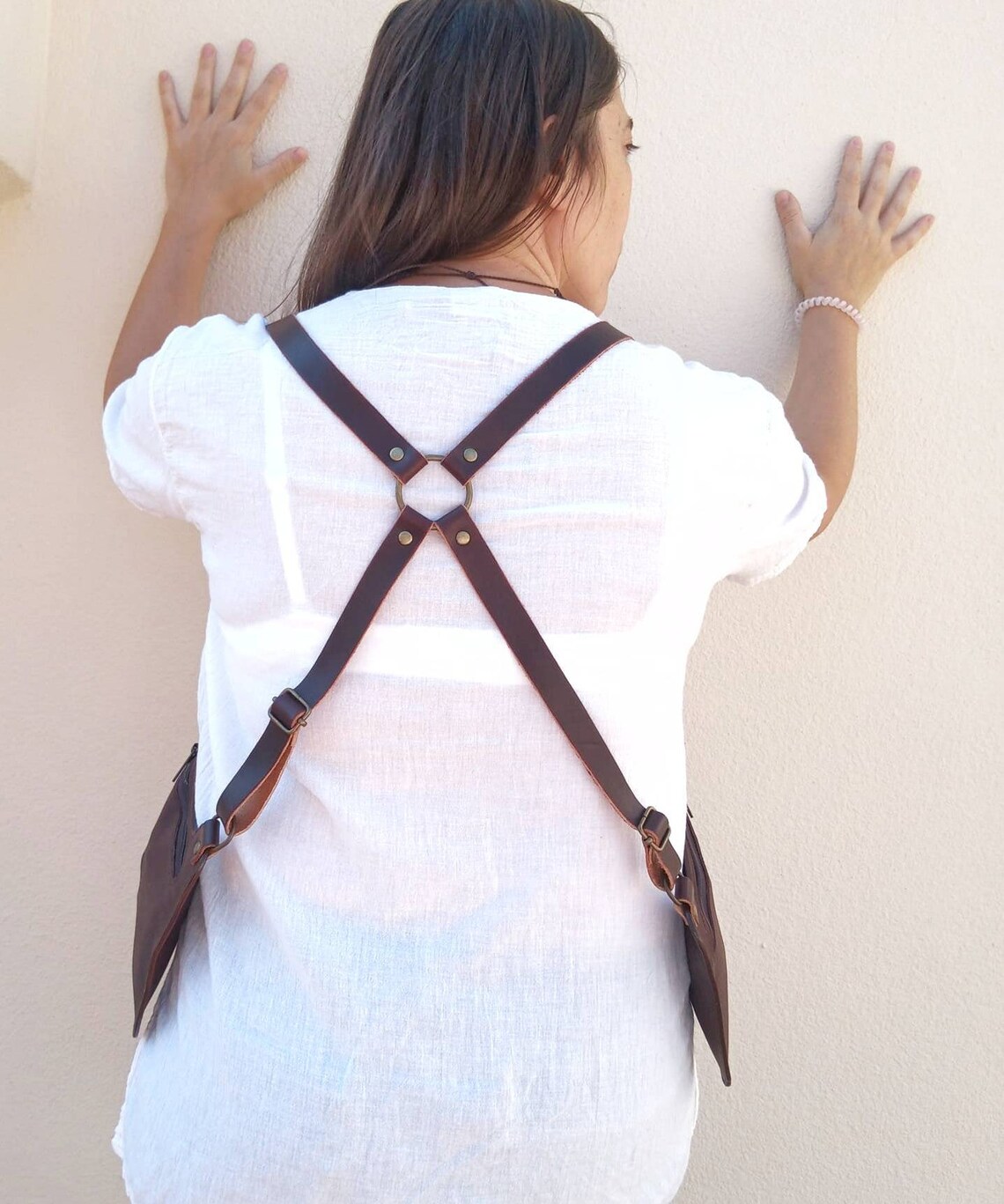Leather Harness Bag for Women Streetwear and Festival Holster Etsy