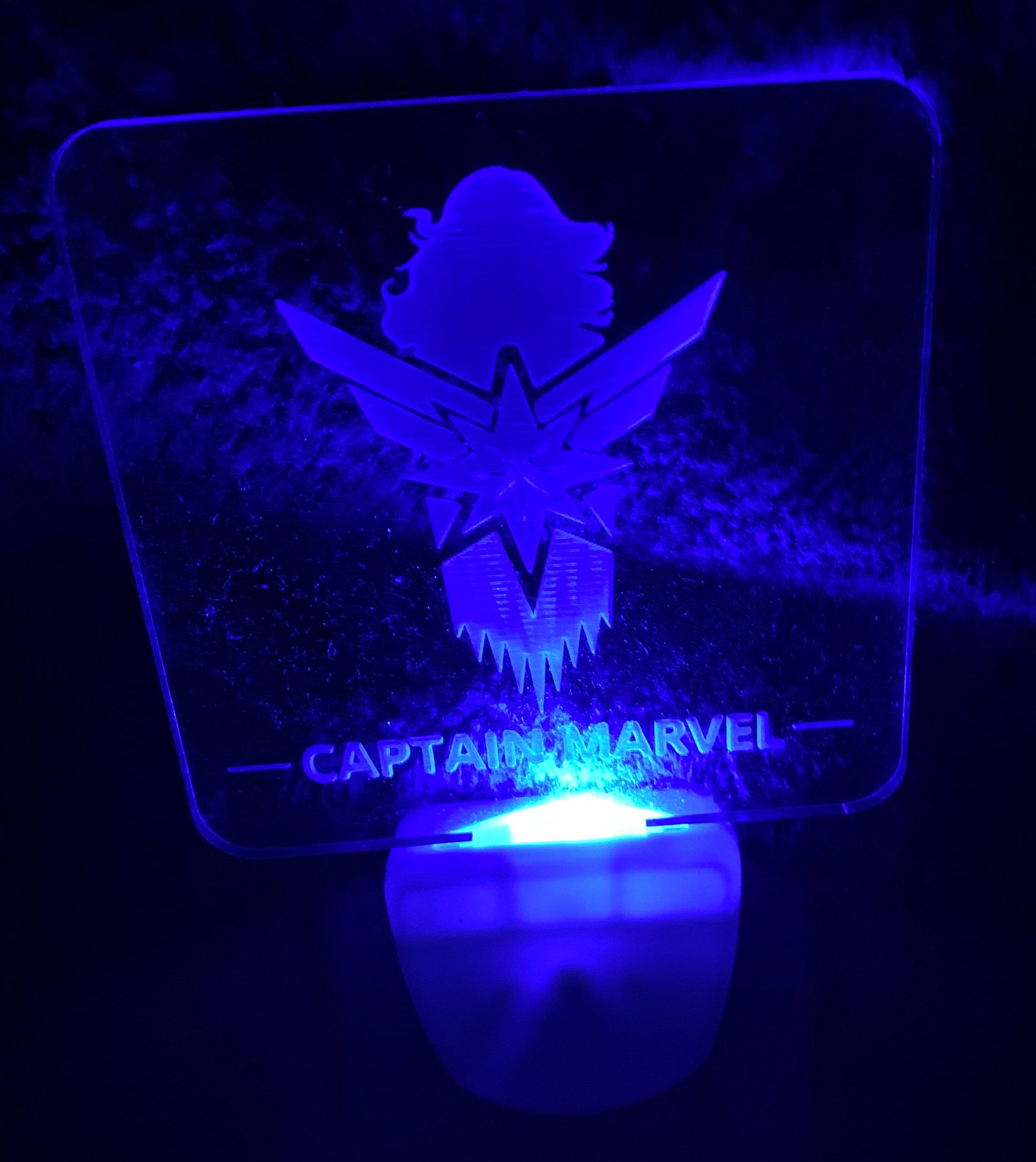Custom Laser Engraved Acrylic Night Light Etsy