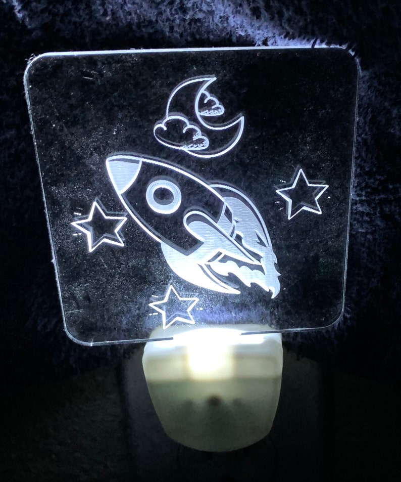 Custom Laser Engraved Acrylic Night Light Etsy