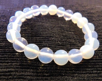 Moonstone bracelet, Stretch bracelet, Aura balance bracelet, gemstone bracelet.