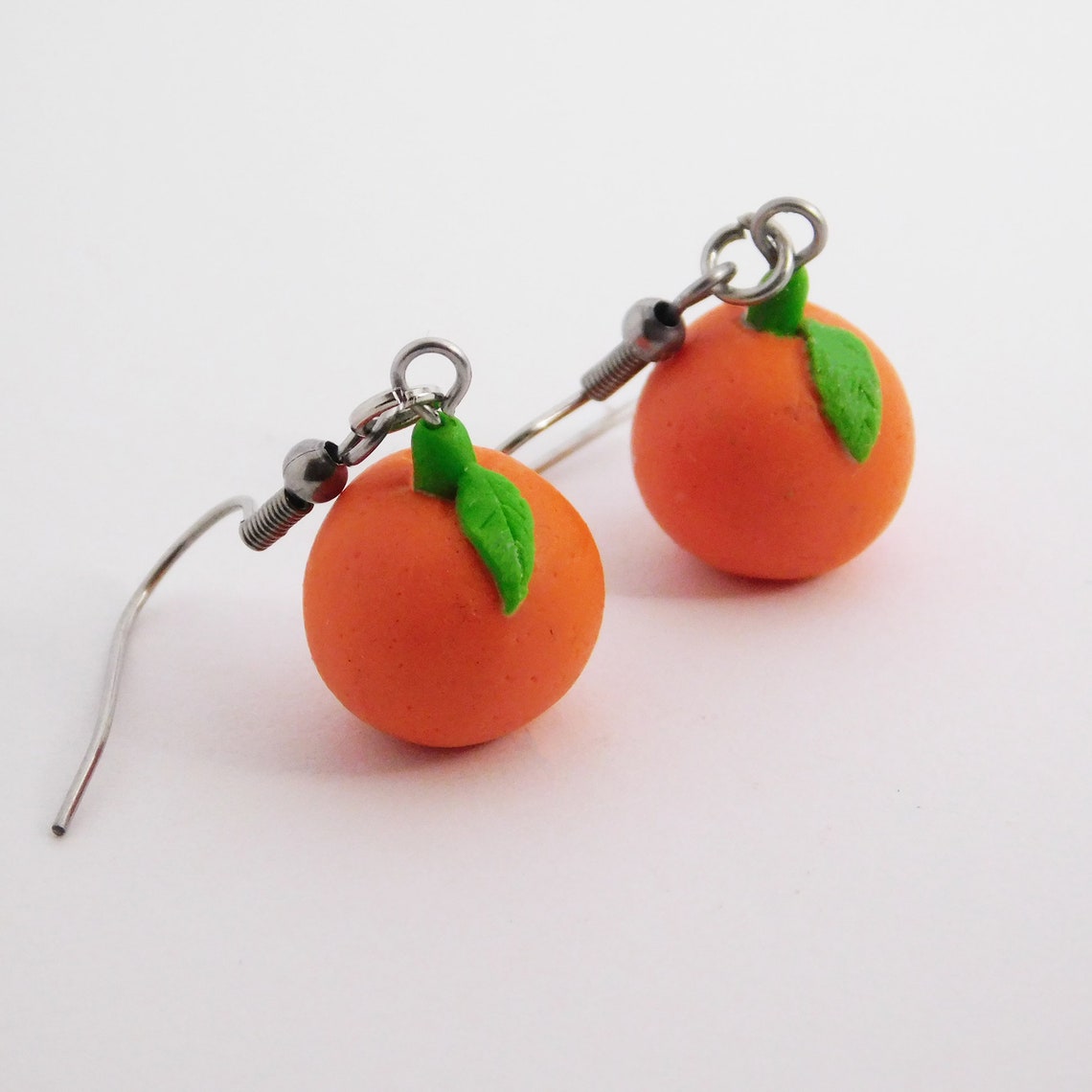 Oranges Earrings Polymer Clay Earrings Fruit Earrings. Etsy