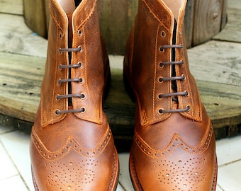 Man Boots 100% Leather Handmade Casual Elegant Boots Shoes for