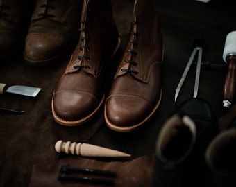 Buy Man Boots 100% Leather Handmade Casual Elegant Boots