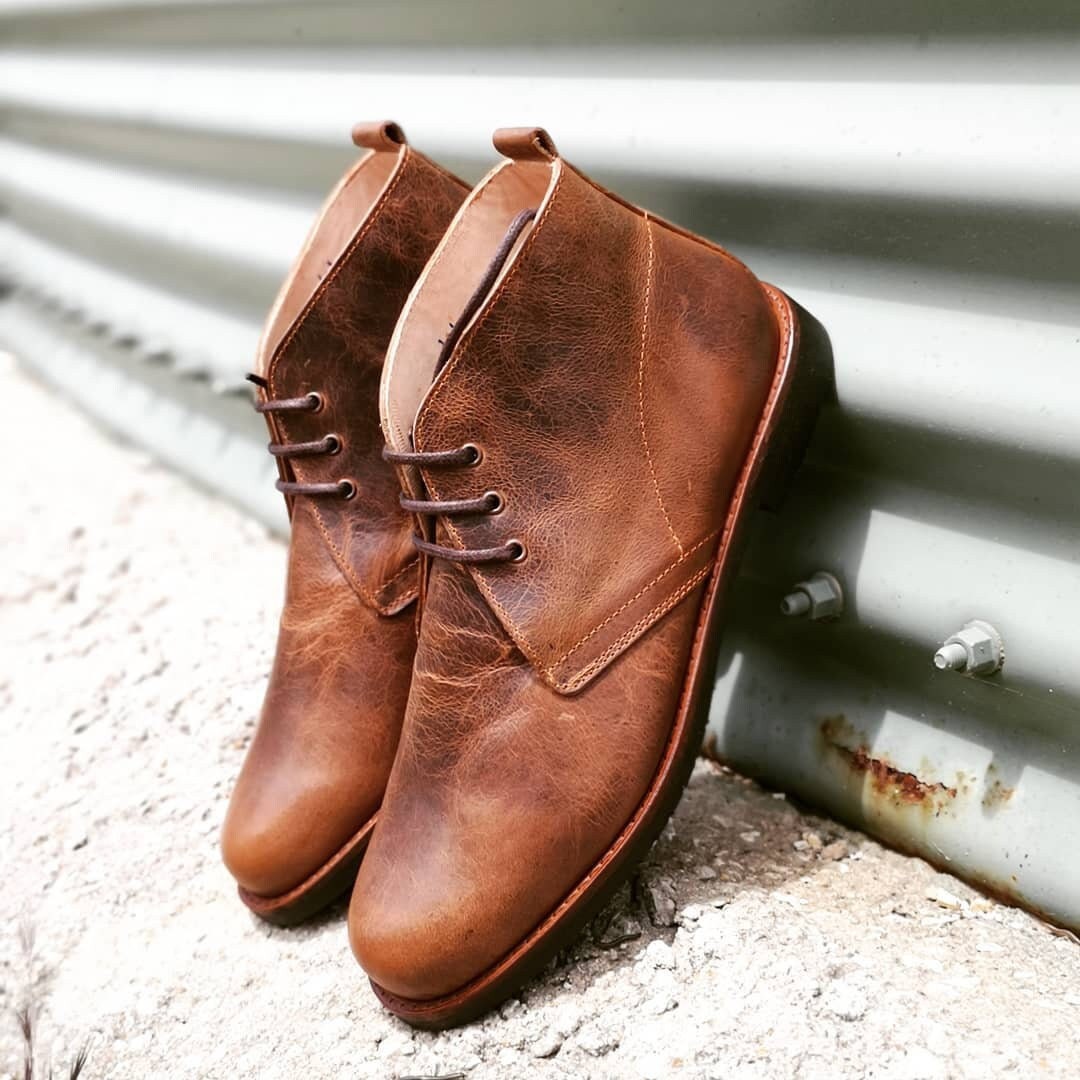 mens leather casual boots