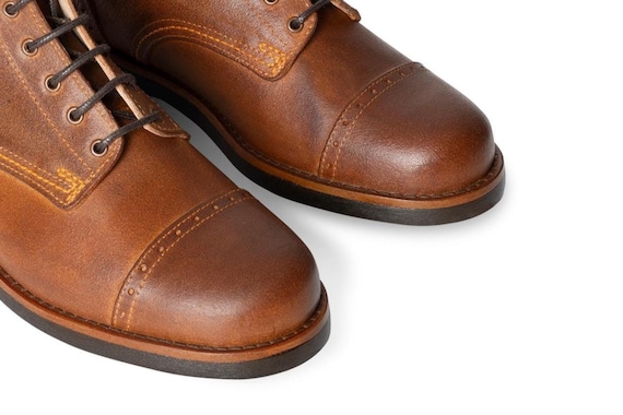 Stivaletti Jodhpur da uomo in pelle nera fatti a mano: stivali eleganti - Italia