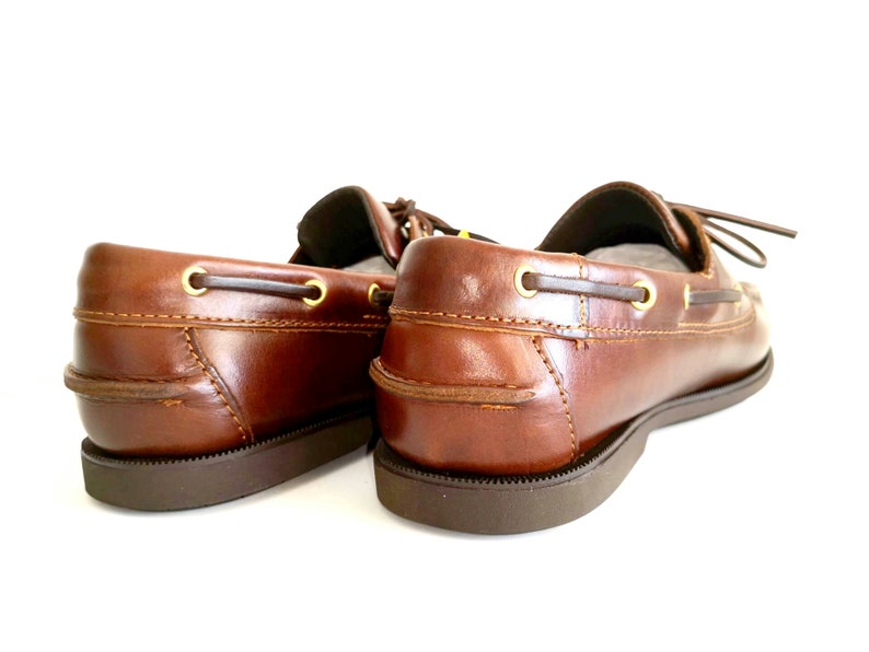 Mens Summer Classic Boat, Leather Moccasin, Men's Classic Boat Shoe, Handsewn Boat Shoe, Handsewn Leather Moccasins, Slip Ons Leather image 5