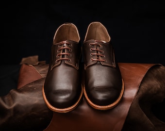 Zapatos hechos a mano para hombre, zapatos de cuero para hombre, zapatos para hombre, zapatos con cordones para hombre, zapatos de cuero para hombre, zapatos vintage para hombre, zapatos para hombre