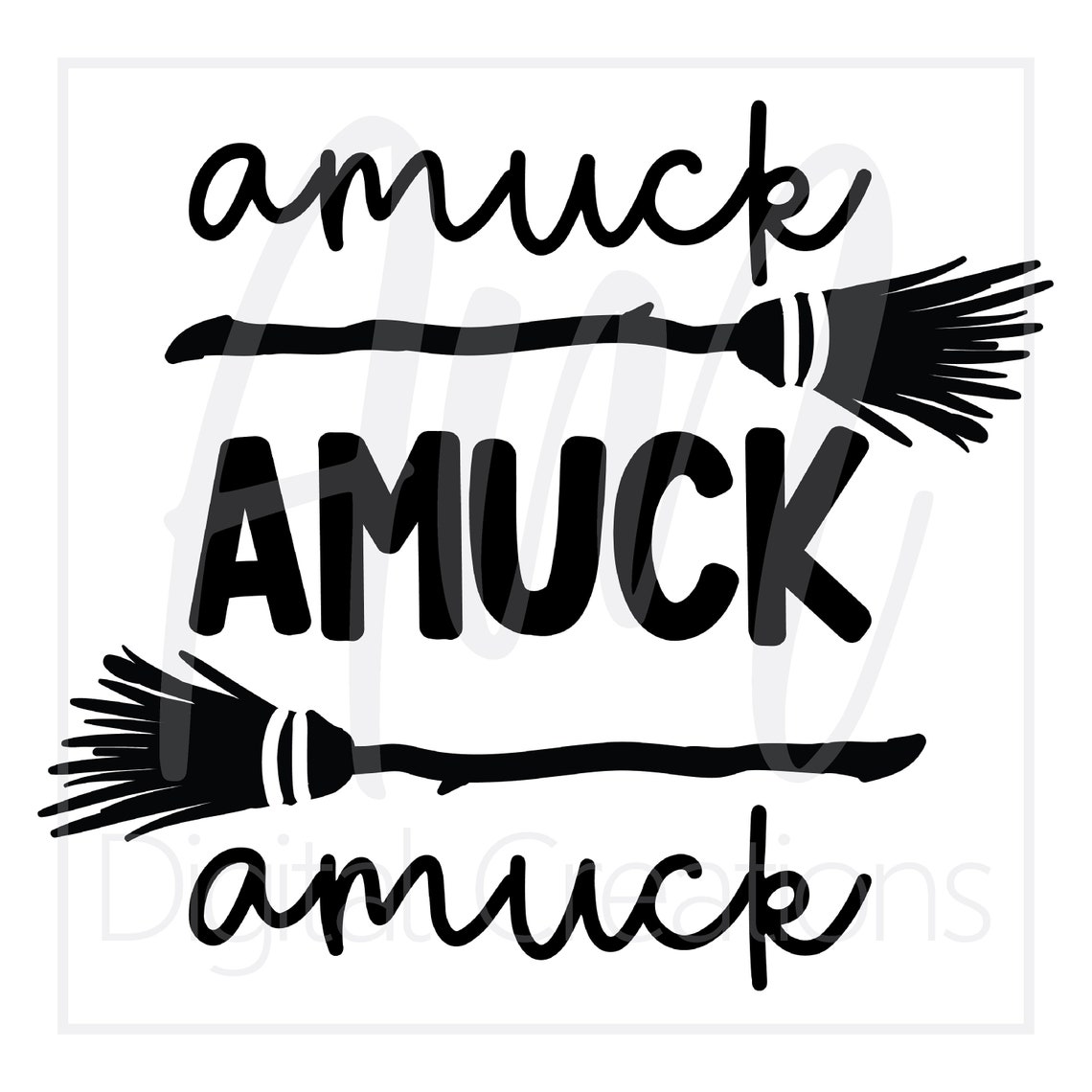 Amuck Amuck Amuck Sanderson Sisters Hocus Pocus Halloween SVG Etsy