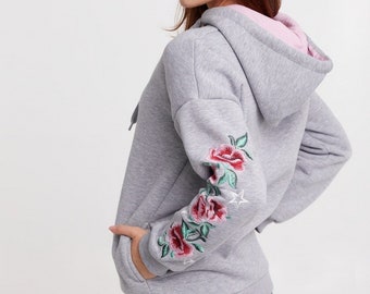 floral hoodies womens