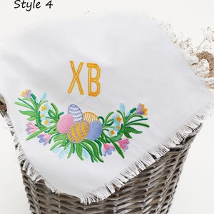 Ukrainian Easter decorations, Orthodox Easter basket cover, Easter gift towel with floral and eggs embroidery, Embroidered Easter Rushnyk