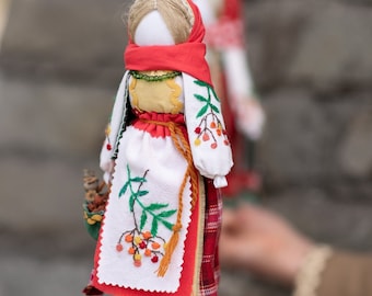 Ukrainian doll, Motanka doll, Art doll handmade, Interior doll for home, Pagan doll, Gift for birthday, Housewarming gift, Easter gift
