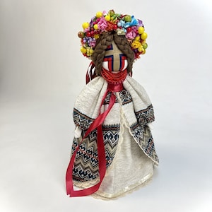 Ukraine doll Motanka, Handmade art ethnic doll, Guardian doll, Ukrainian doll, Ukraine Ornament, Pregnancy gift,Collectible doll,Amulet doll