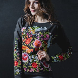 women's embroidered jumpers