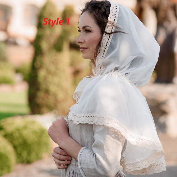 Polyester Lace Mantilla Veil with Hair Clips for Church and Special Occasions mantilla lace scarf - Temu main image 3