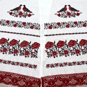 Wedding rushnyk, Ukrainian traditional embroidered rushnyk, Ukrainian rushnyk for wedding ceremony, Ukrainian souvenir, Ukrainian towel
