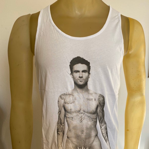 Adam Levine Tank top in white Small, Medium and Large