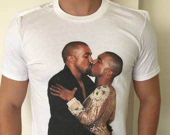 Kanye Kissing Kanye t shirt