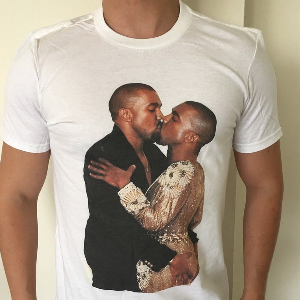 Kanye Kissing Kanye t shirt