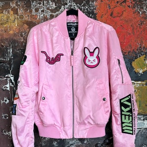 Pink Jacket with Patches Medium Brb color