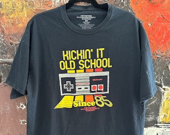 Vintage Kickin it old school Nintendo T-shirt 2XL