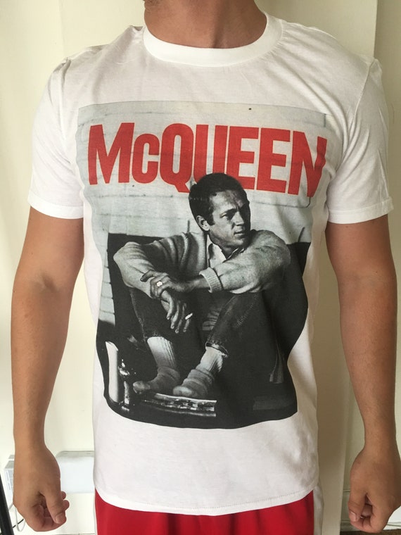 最高の Steve McQueen T-shirt Tシャツ Blue - htii.edu.kz