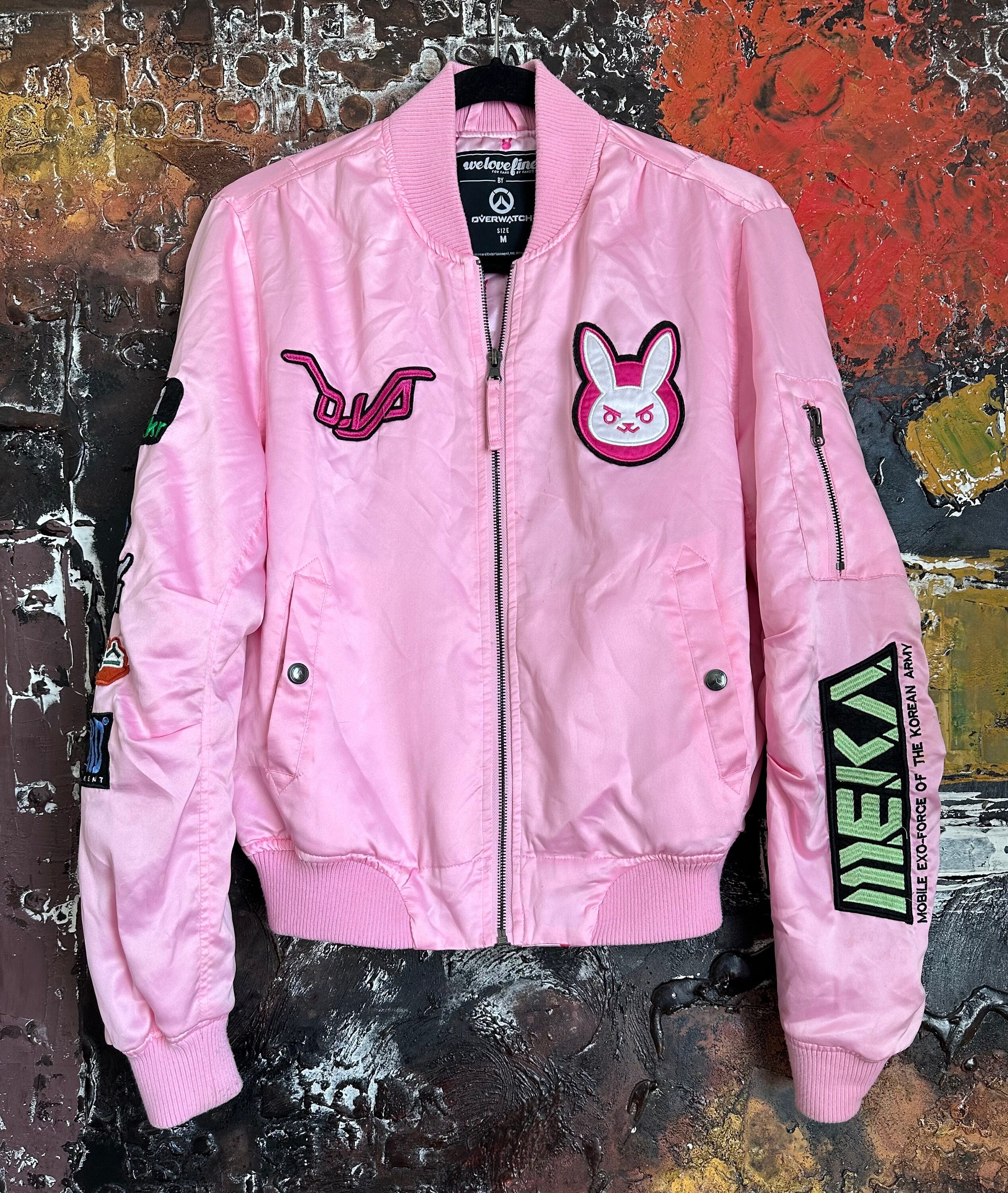 Pink Jacket With Patches Medium Brb Color India