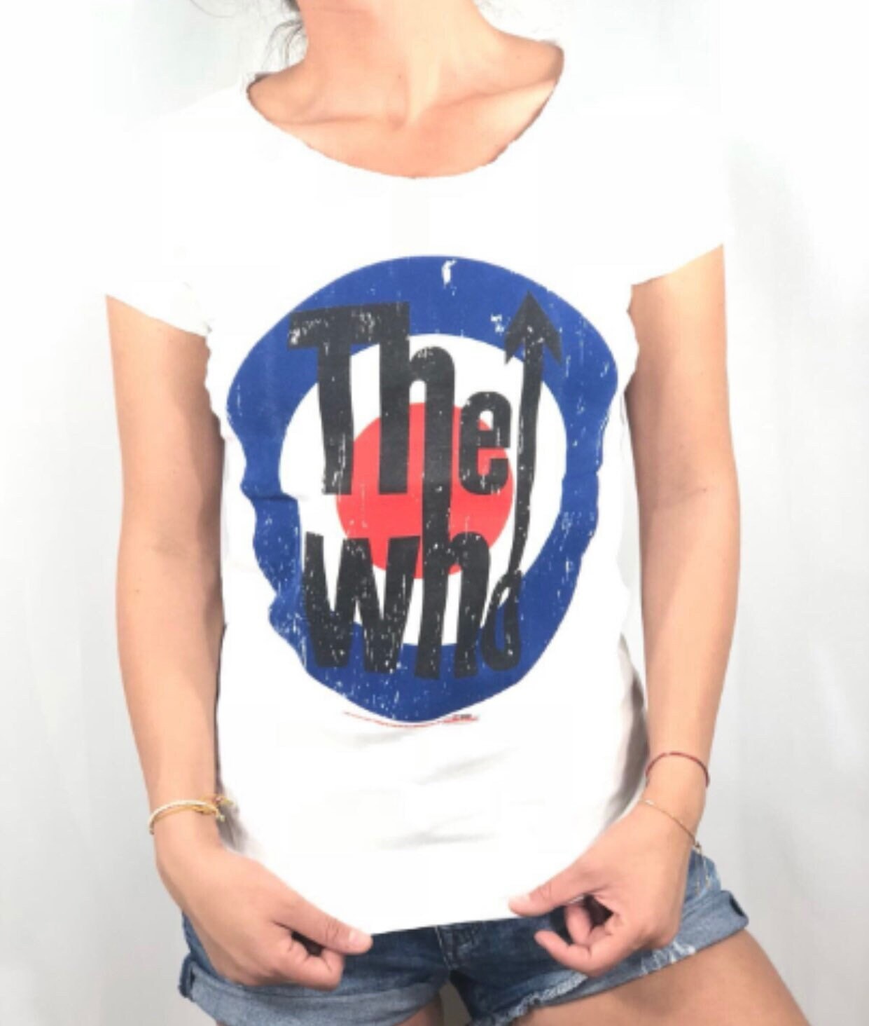 ALSTYLE THE WHO Band T-Shirt, Men's XL cotton black type Vintage Second Hand