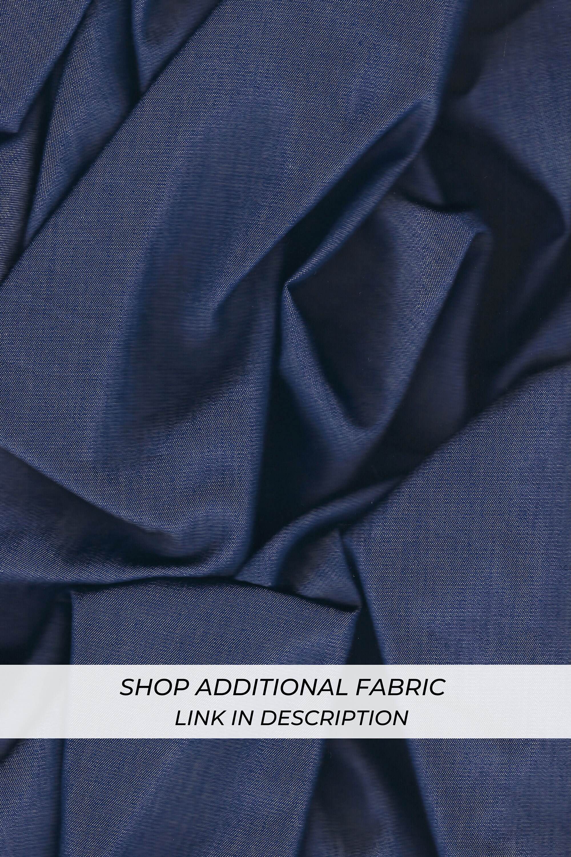 Pre Smocked Shirred Dark Denim Fabric With Elastic Shirring Etsy