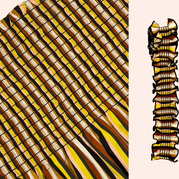 Pre Smocked Sundress Fabric Etsy