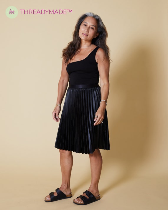 Plus size black skirt australia top