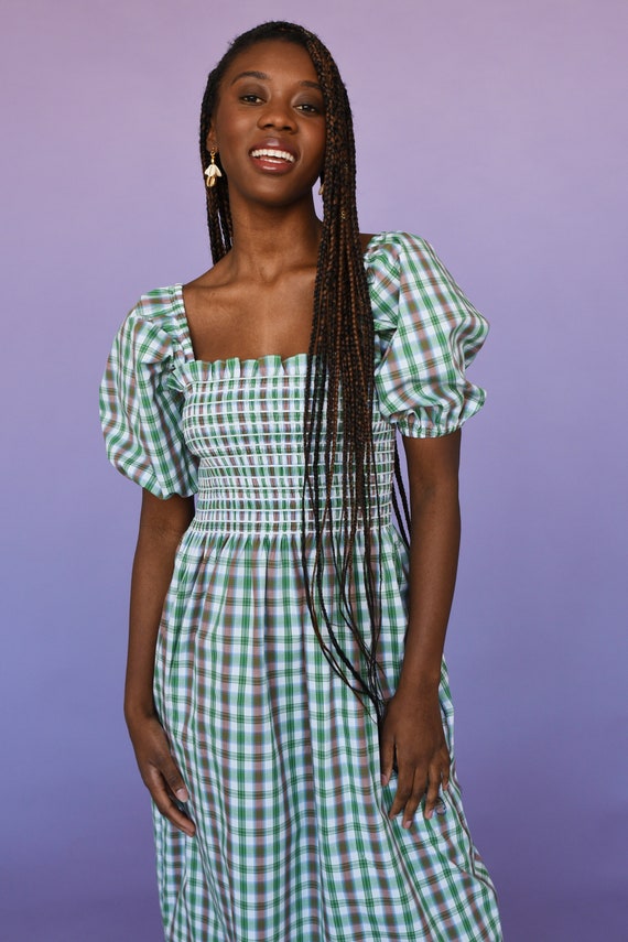 Upcycled Cotton Sewing Project - Easy Smocked Dress